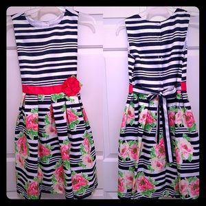 Easter Dress White and blue - Girls